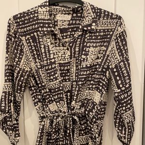 VELVET Printed Button Down Dress